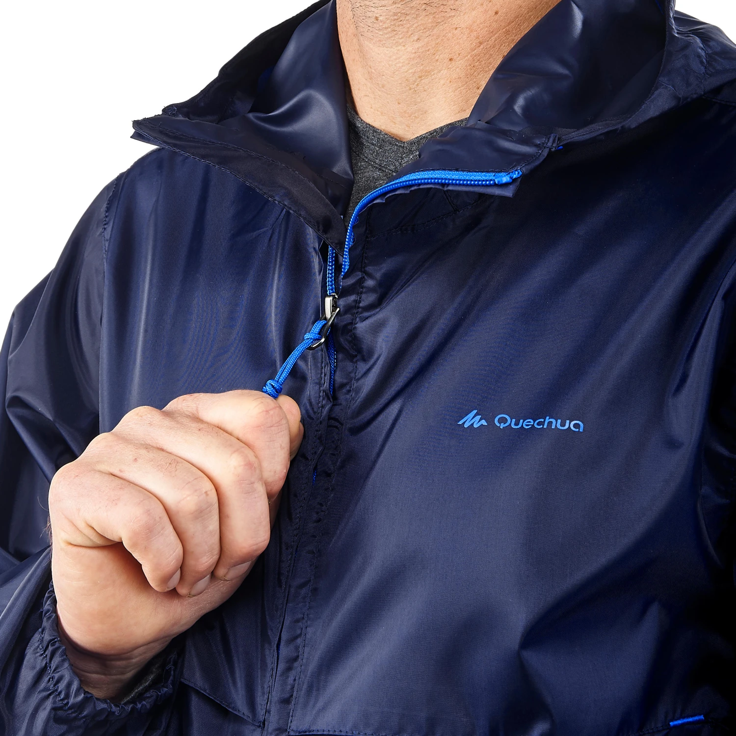 Quechua Men's Windproof And Water-repellent Hiking Jacket - Image 7