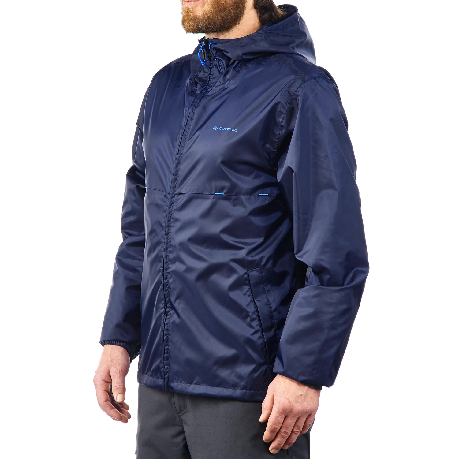 Quechua Men's Windproof And Water-repellent Hiking Jacket - Image 3