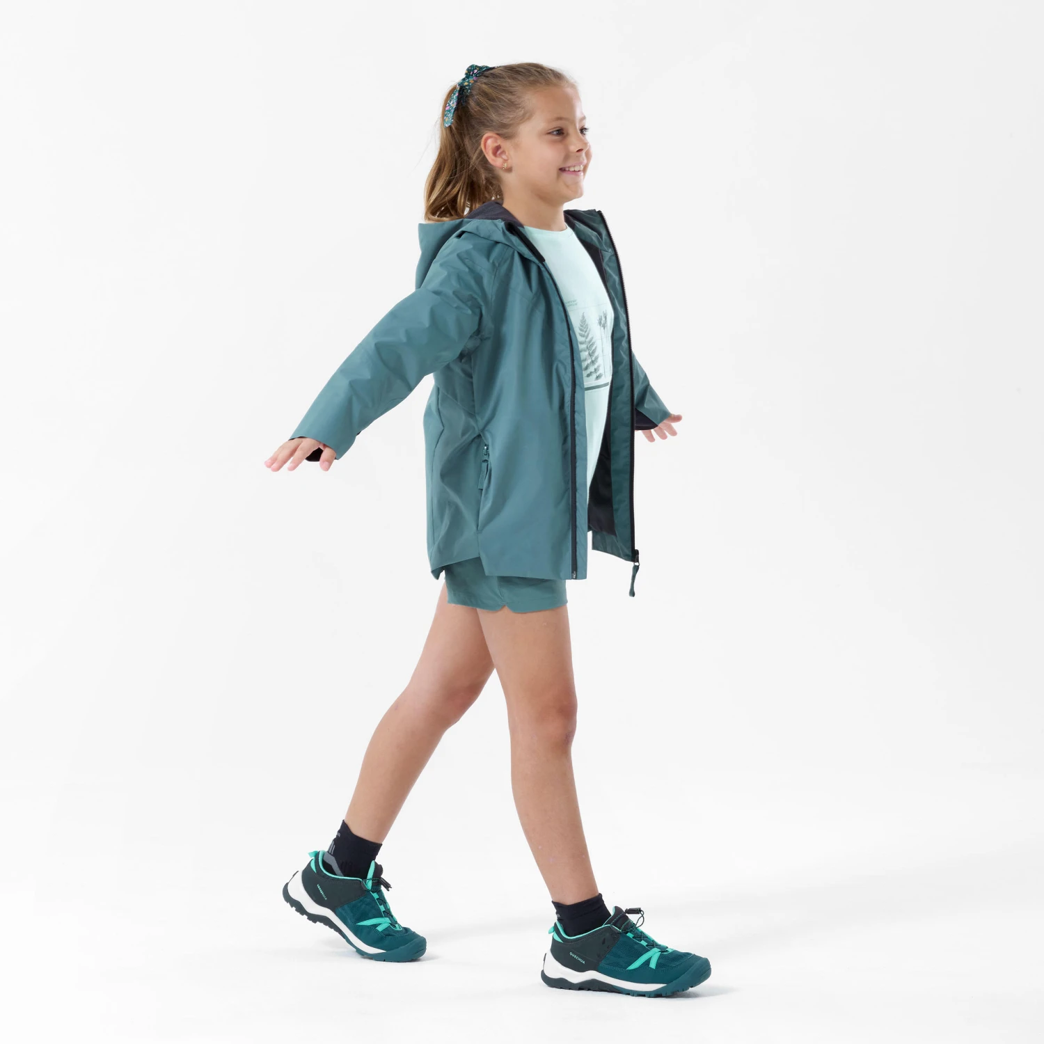 Quechua Kids’ Hiking Waterproof Jacket MH500 7-15 Years - Image 2