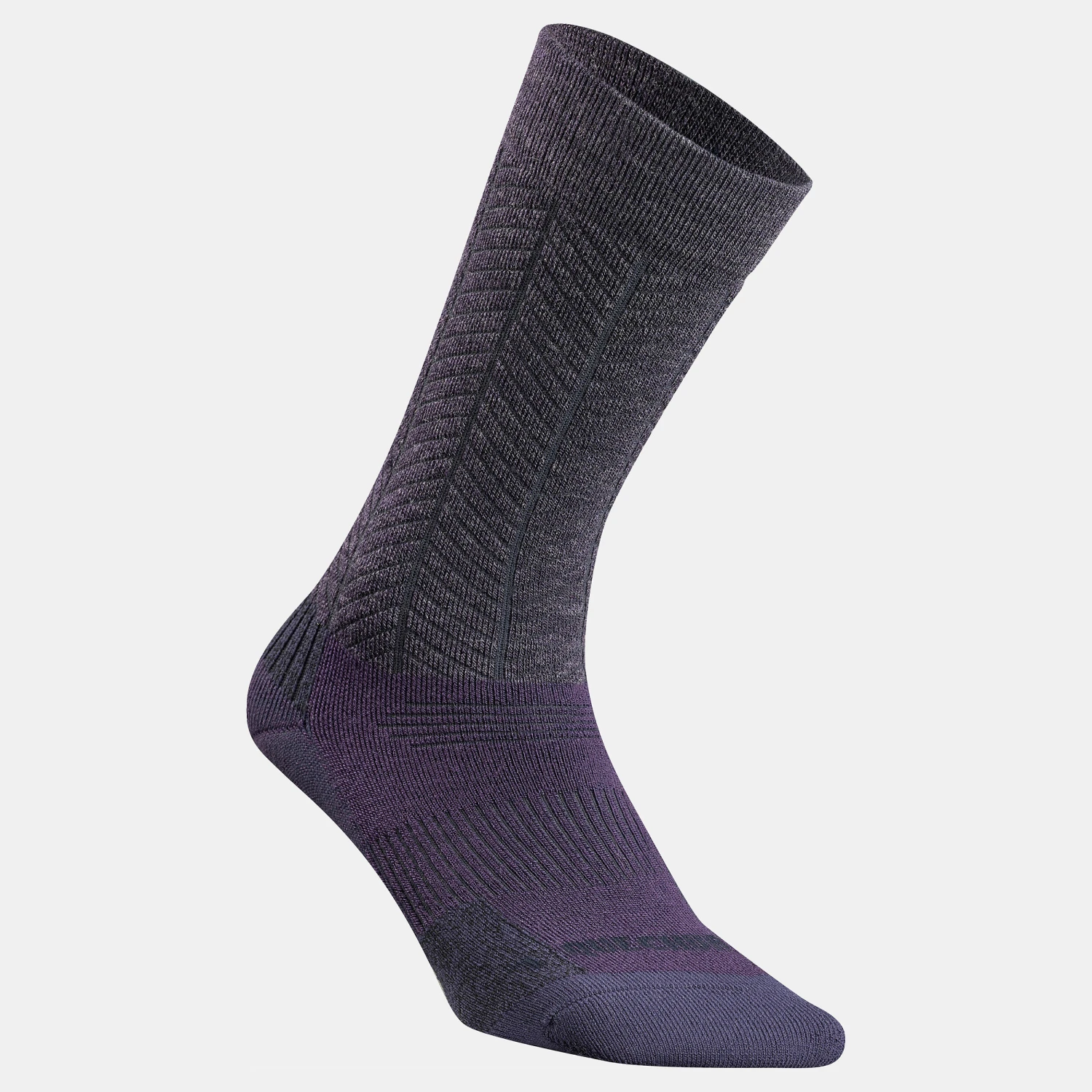 Quechua Warm Hiking Socks SH500 Mid 2 Pairs - Image 3