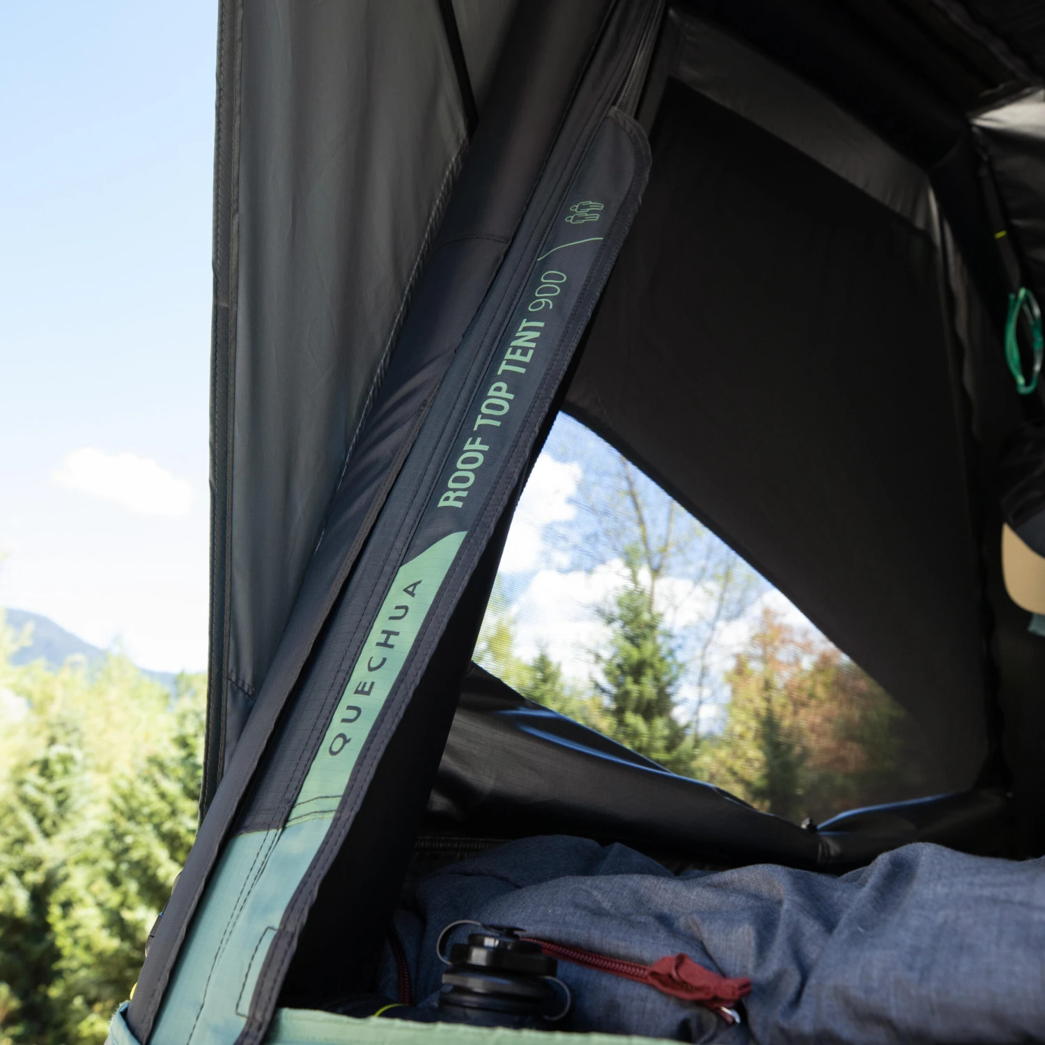 Quechua INFLATABLE ROOF TENT MH900 FRESH & BLACK 2 PERSON - Image 20