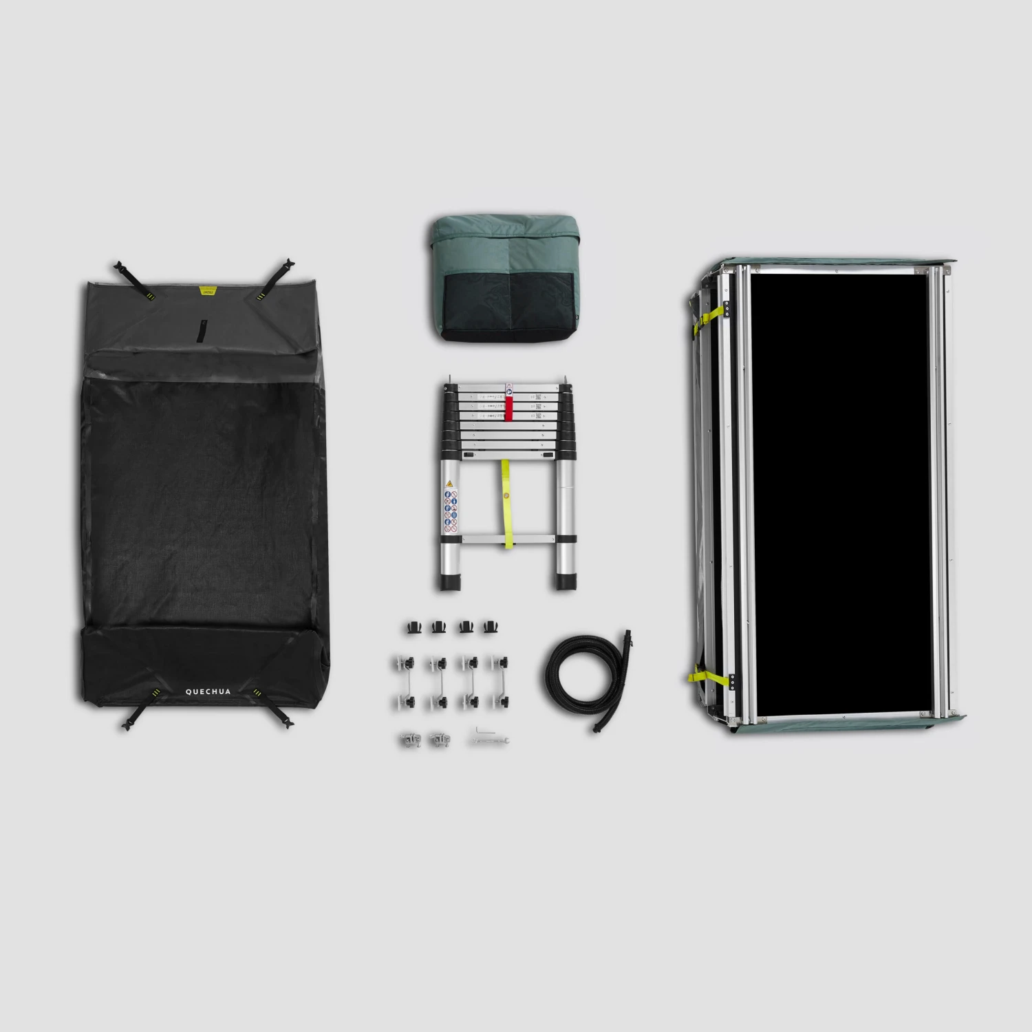 Quechua INFLATABLE ROOF TENT MH900 FRESH & BLACK 2 PERSON - Image 7