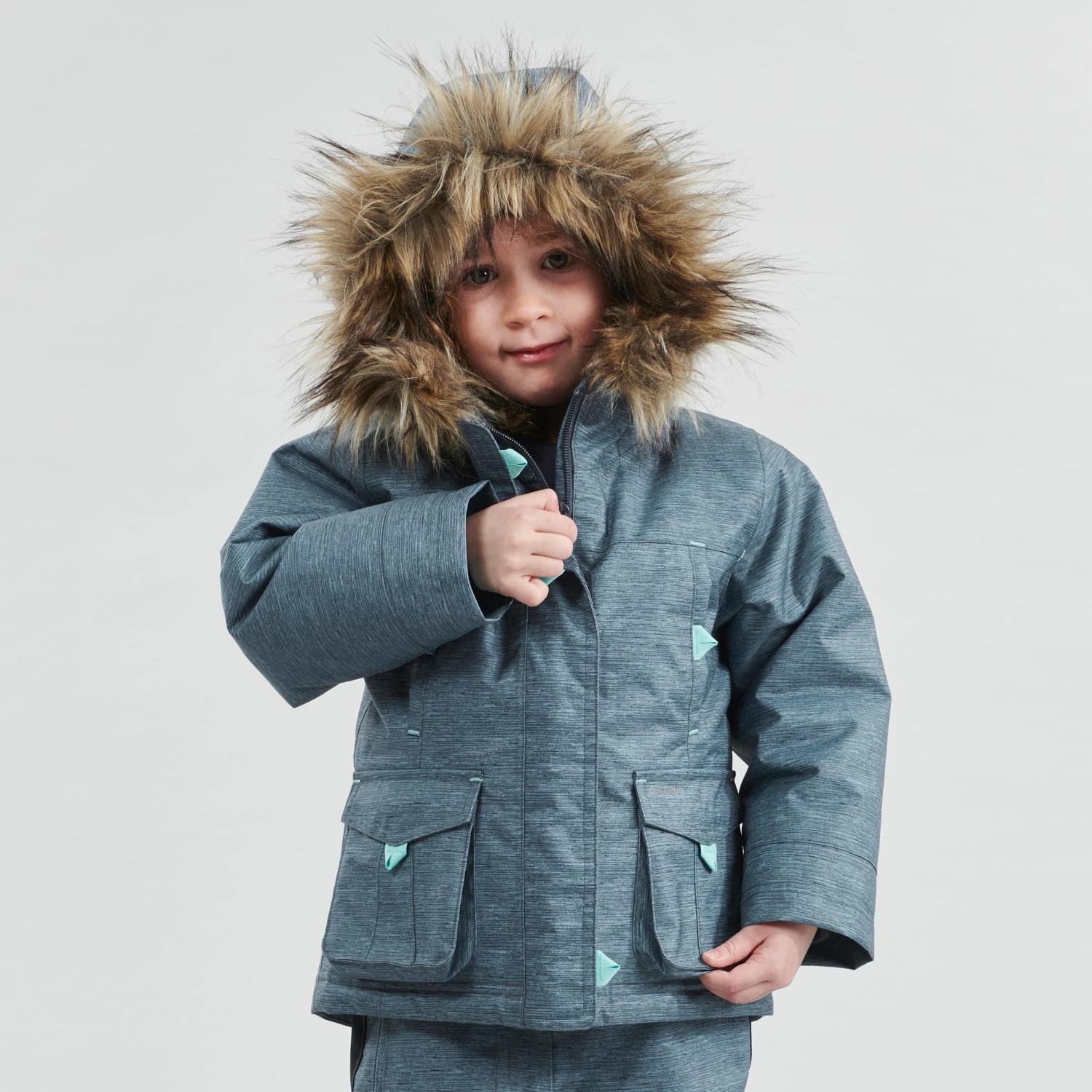 Quechua Kids’ Winter Waterproof Hiking Parka SH500 Ultra-Warm 2 - Image 6