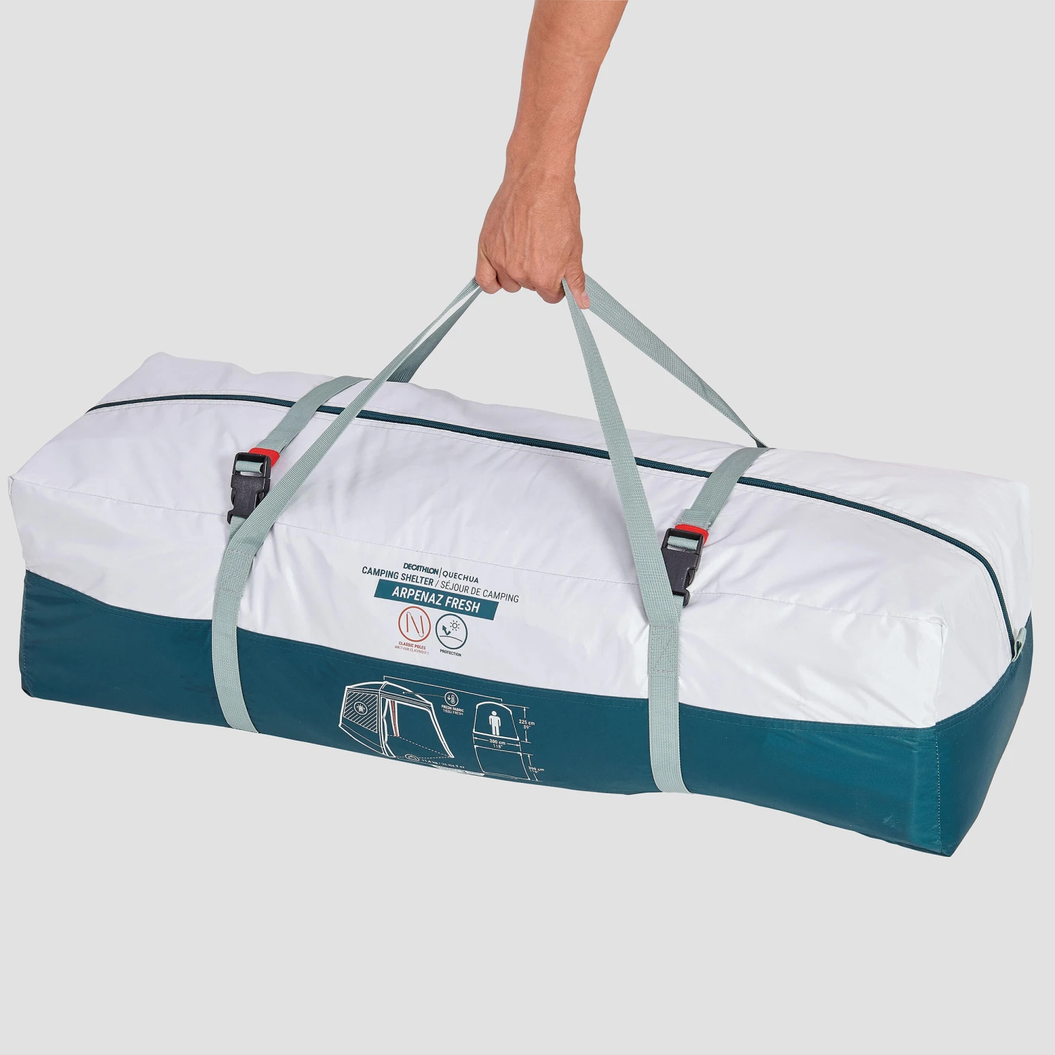 Quechua 10 Man Camping Living Room - Arpenaz Base Fresh - Image 4