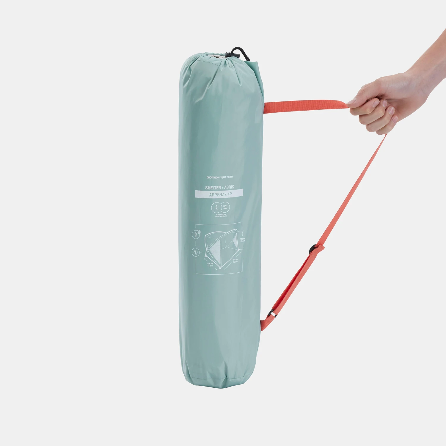 Quechua Camping Shelter With Poles - 4 Person - Image 2