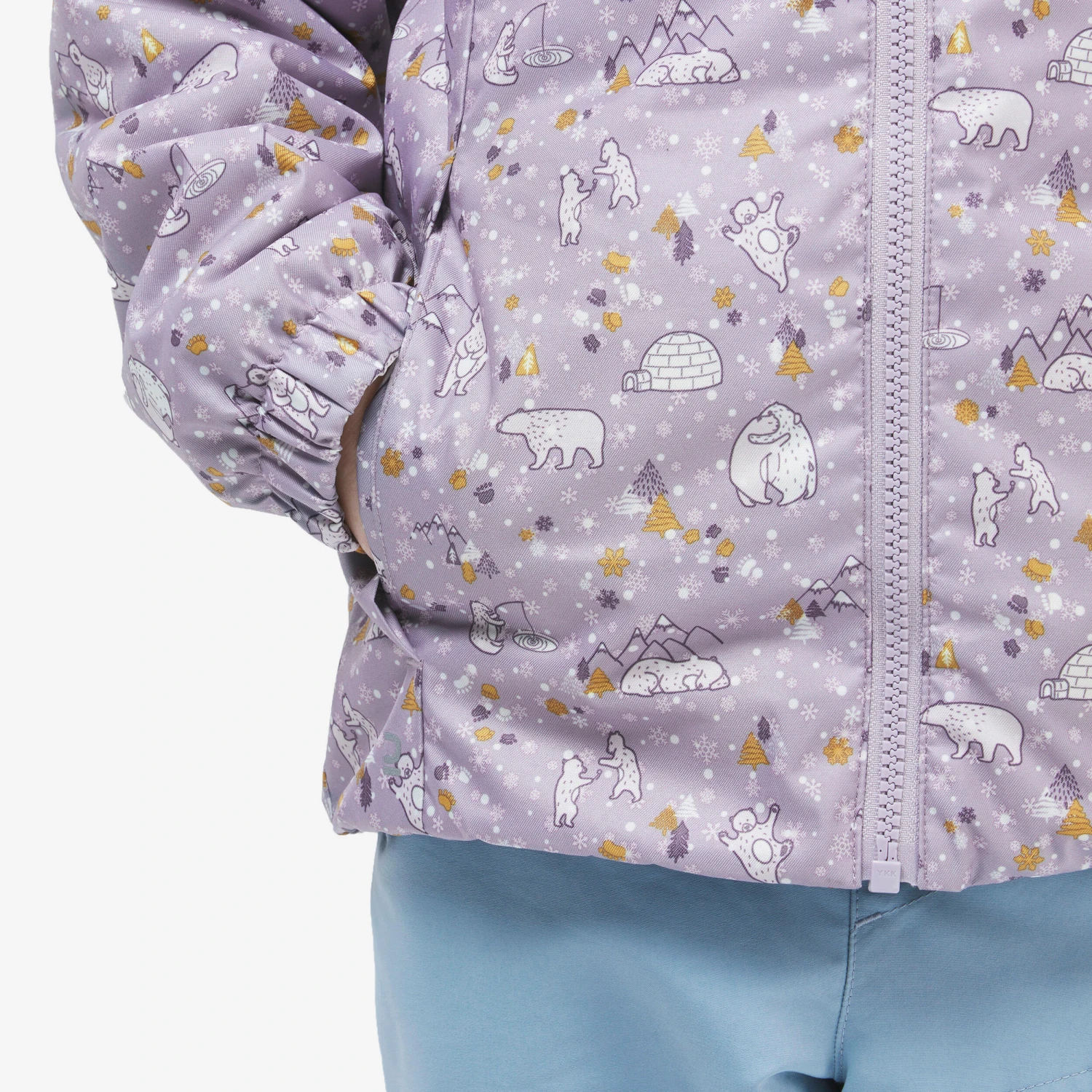 Quechua KIDS’ WATERPROOF WINTER HIKING JACKET -SH100 - AGE 2 - Image 7