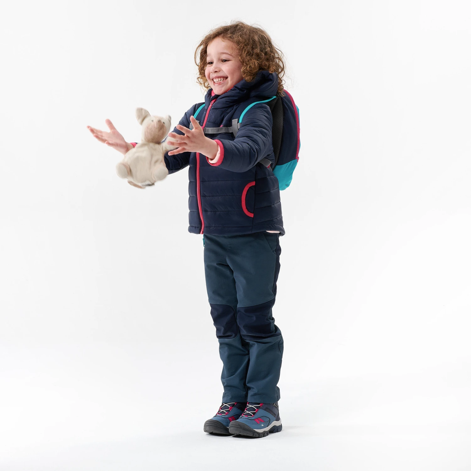 Quechua Kids’ Softshell Hiking Trousers - MH550 - Aged 2-6 - Image 9