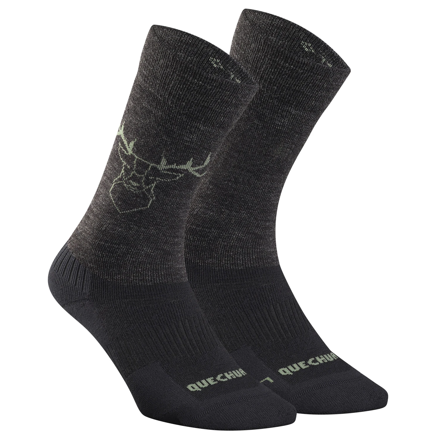 Quechua Warm Hiking Socks SH500 Mid 2 Pairs - Image 20
