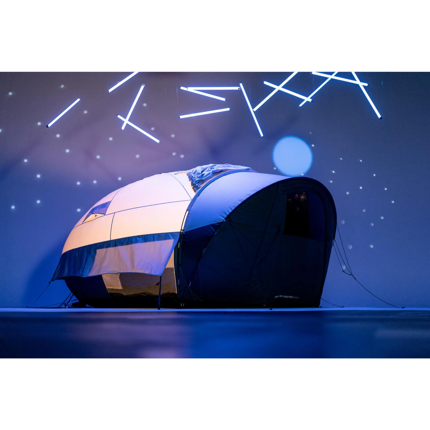 Quechua Camping Bubble Tent - AirSeconds Skyview Polycotton - 2 Man - Image 3