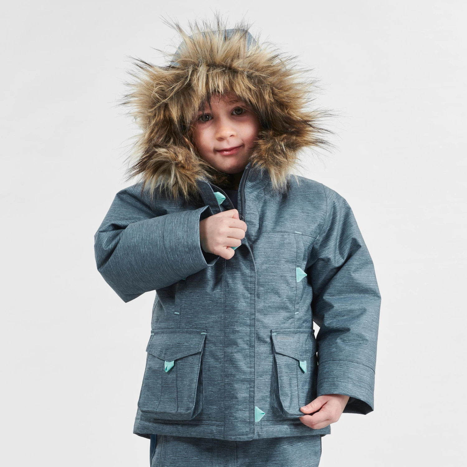 Quechua Kids’ Winter Waterproof Hiking Parka SH500 Ultra-Warm 2 - Image 2