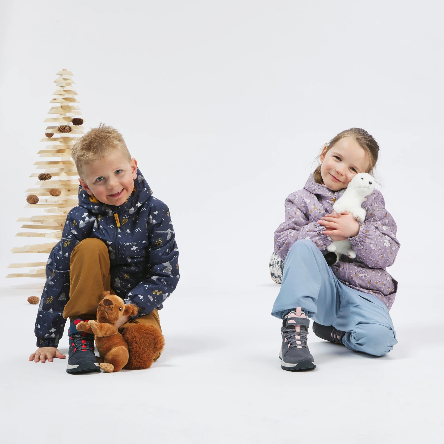 Quechua KIDS’ WATERPROOF WINTER HIKING JACKET -SH100 - AGE 2 - Image 9