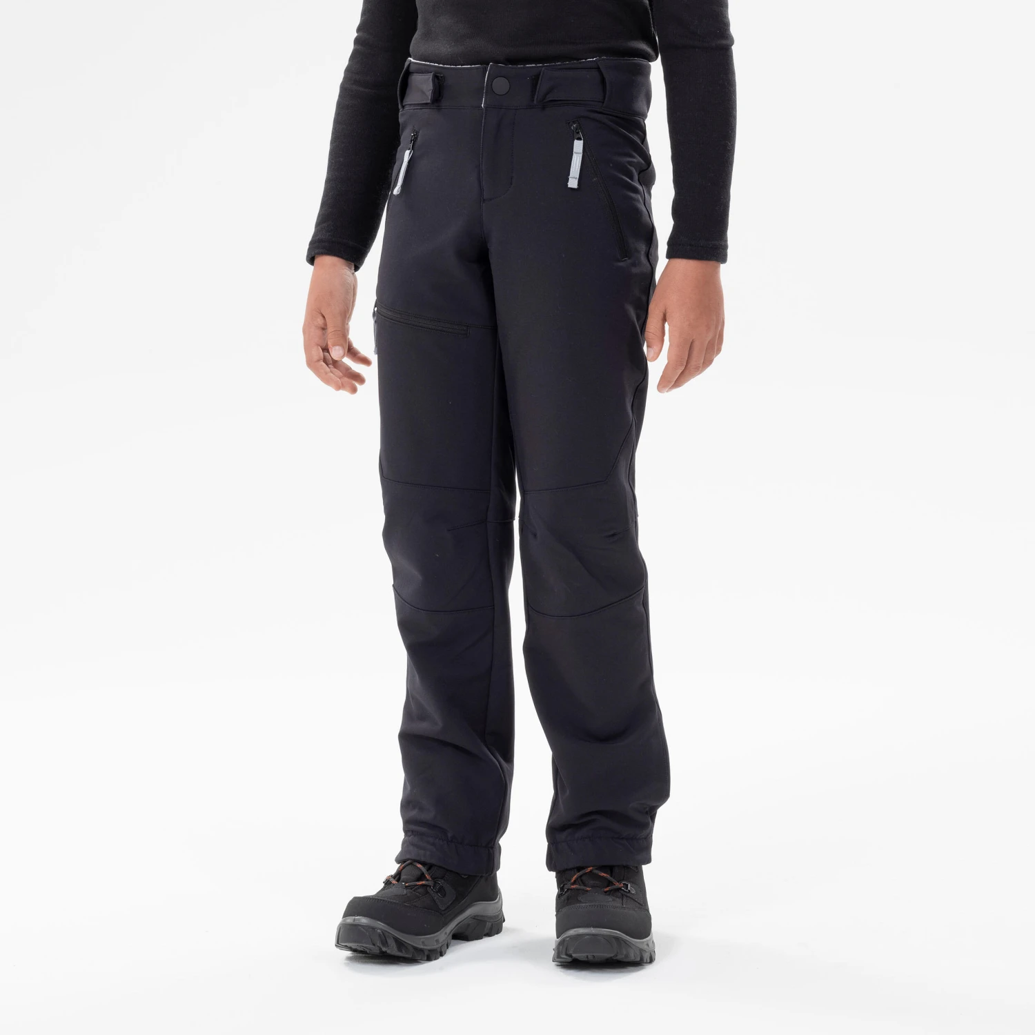 Quechua KIDS’ WARM WATER-REPELLENT HIKING TROUSERS - SH500 - MOUNTAIN 7 - Image 2