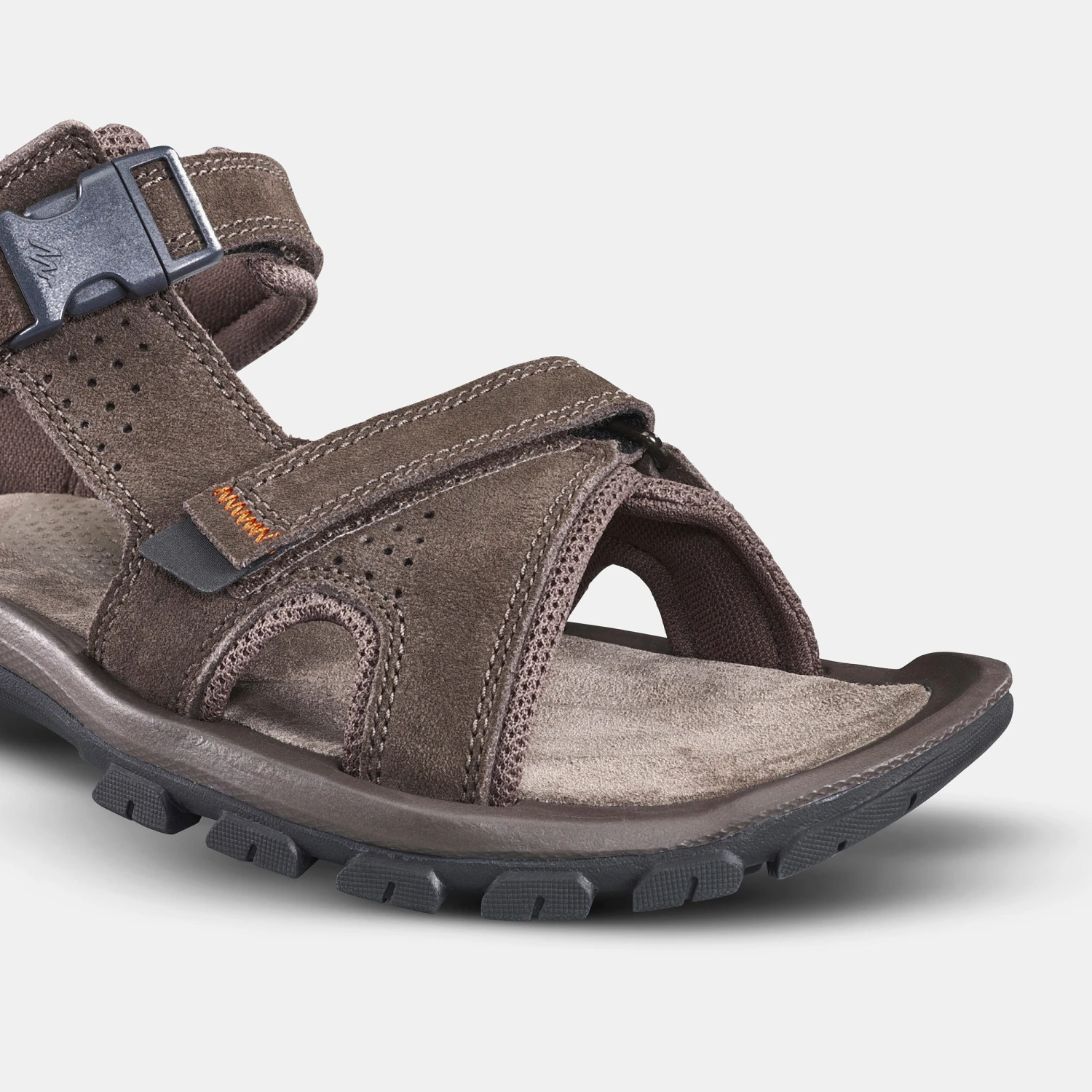 Quechua Men's Leather Walking Sandals - NH120 - Image 8