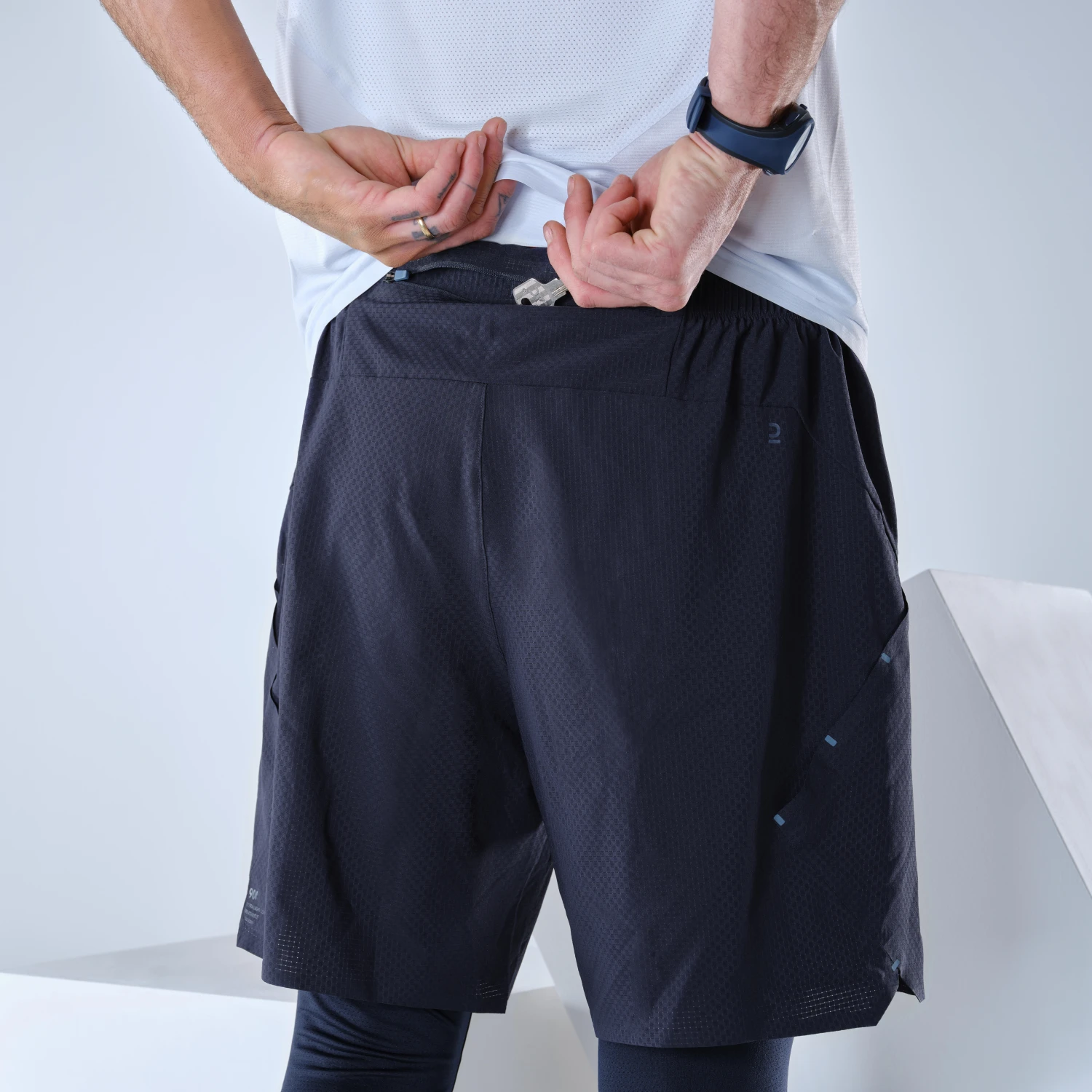 Quechua Men’s Ultra-lightweight Short Rapid Hiking Leggings FH900 - Image 5