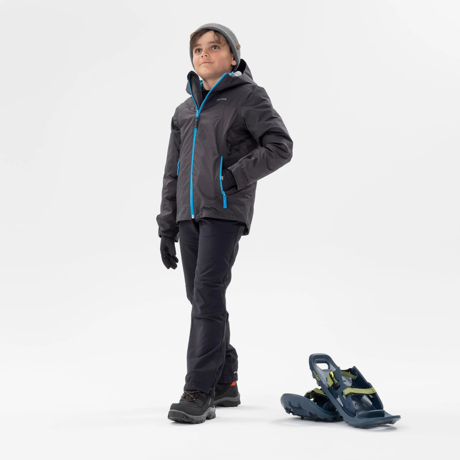 Quechua KIDS’ WARM WATER-REPELLENT HIKING TROUSERS - SH500 - MOUNTAIN 7 - Image 11