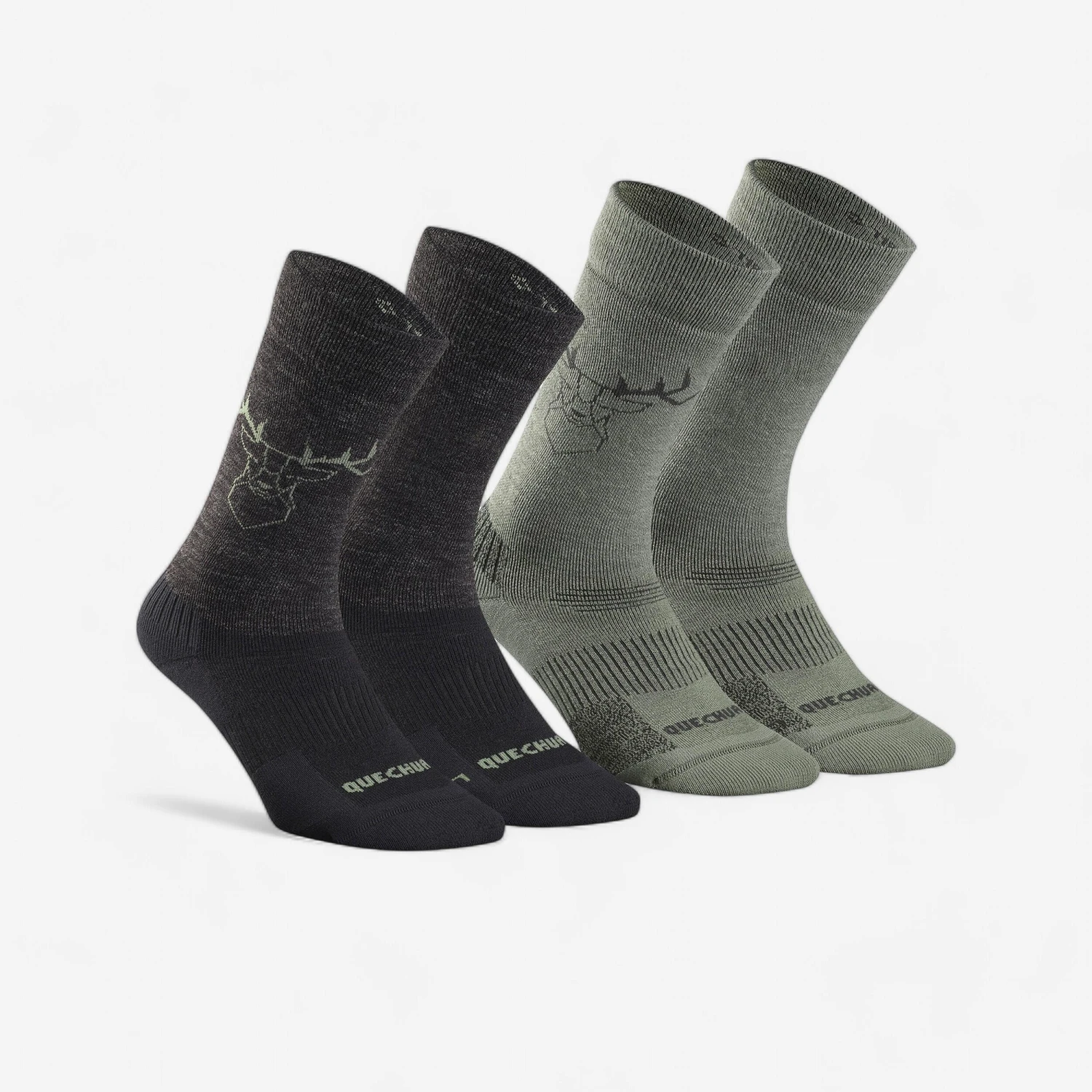 Quechua Warm Hiking Socks SH500 Mid 2 Pairs - Image 19