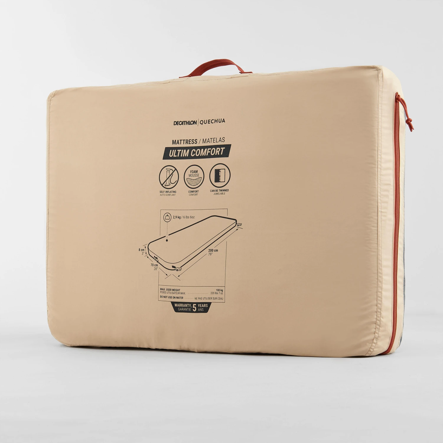 Quechua INFLATABLE CAMPING MATTRESS - ULTIM COMFORT 70 CM - Image 10