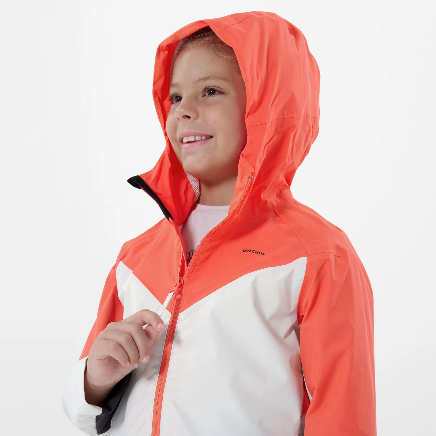 Quechua Kids’ Hiking Waterproof Jacket MH500 7-15 Years - Image 14