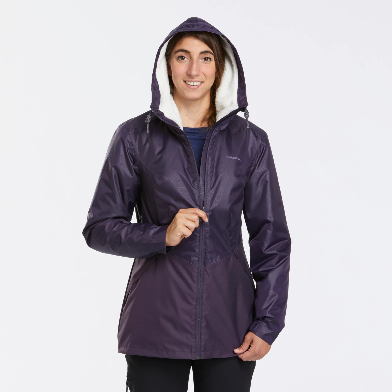 Quechua Women’s Waterproof Winter Hiking Jacket - SH100 - Image 2