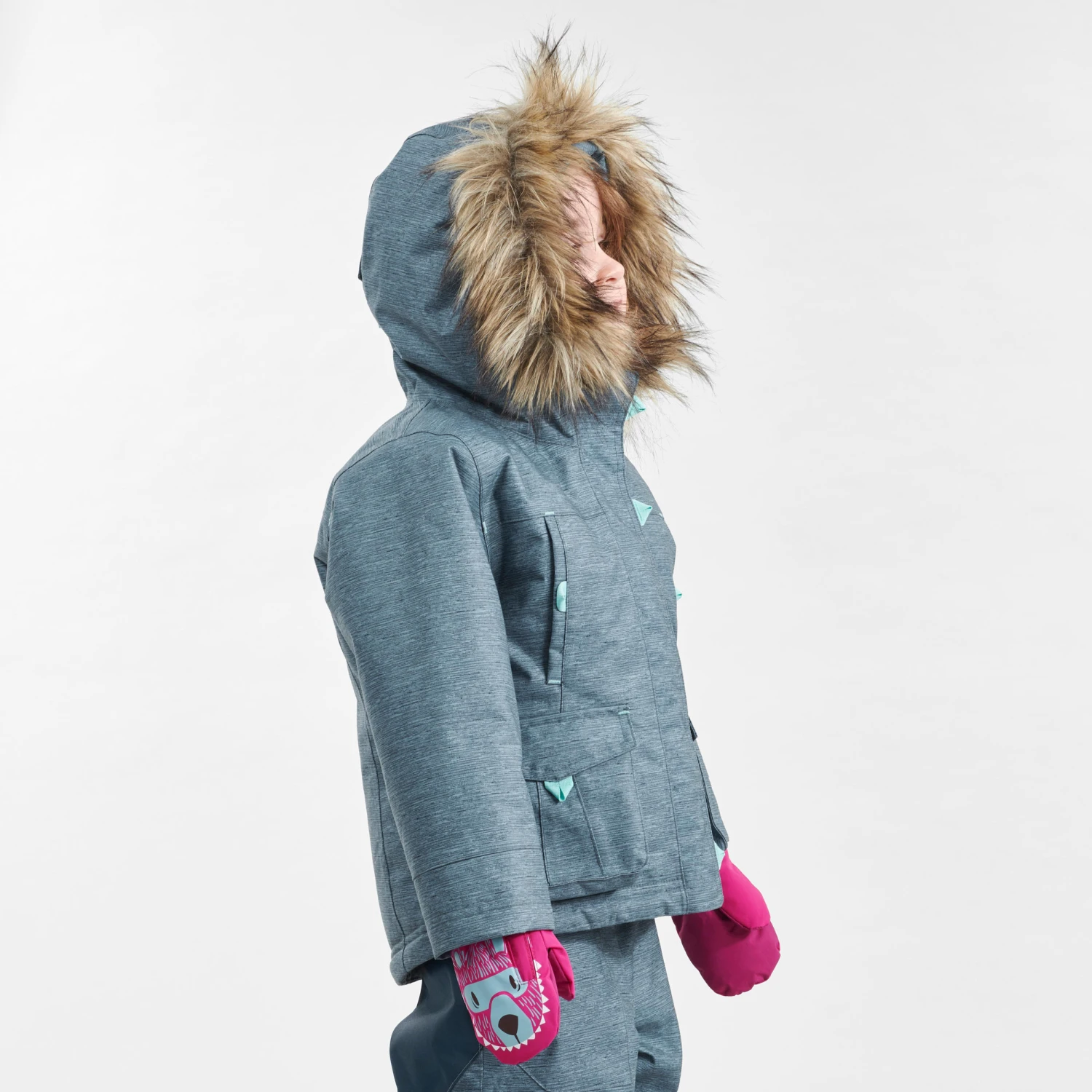 Quechua Kids’ Winter Waterproof Hiking Parka SH500 Ultra-Warm 2 - Image 3