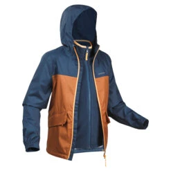 Quechua KIDS’ WARM AND WATERPROOF 3-in-1 HIKING JACKET - SH100 -0.5°C - 7