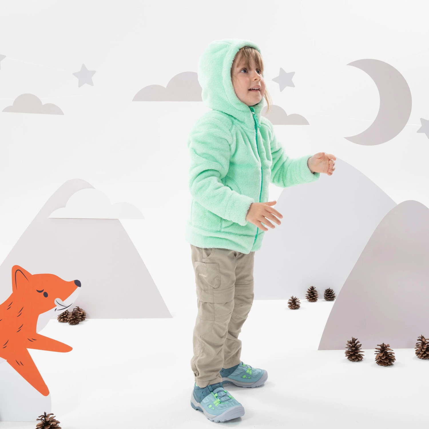 Quechua Kids’ Warm Hiking Fleece Jacket - MH500 Aged 2-6 - Image 9