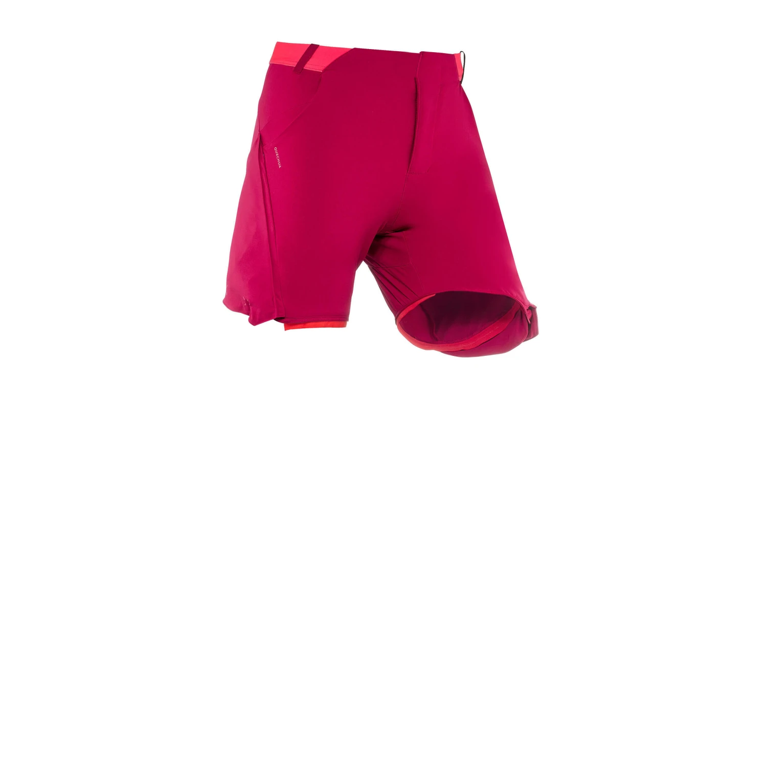 Quechua Kids’ Modulable Hiking Trousers MH500 Raspberry 7 - Image 2