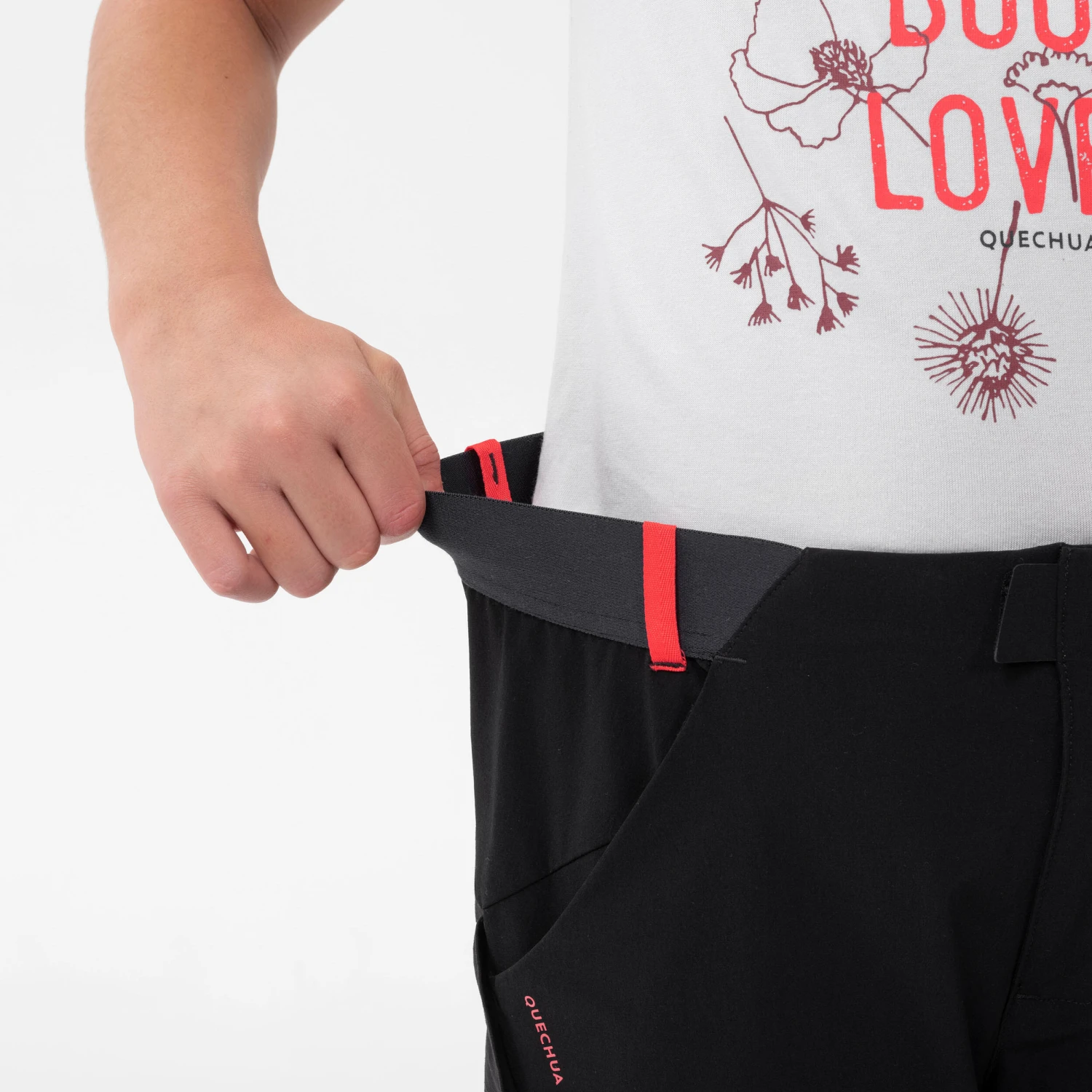 Quechua Kids’ Modulable Hiking Trousers MH500 Raspberry 7 - Image 17