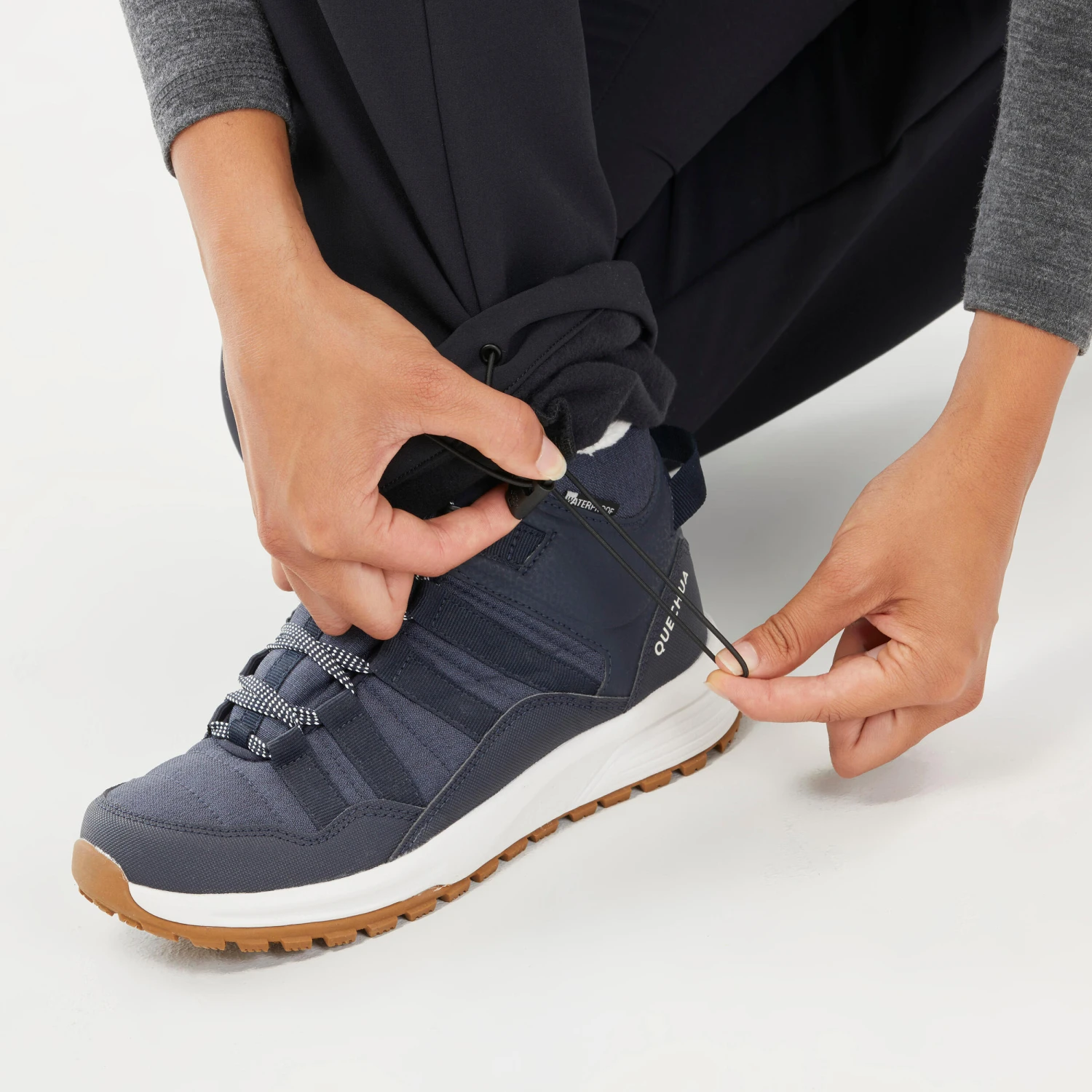 Quechua WOMEN'S WARM WATER-REPELLENT SNOW HIKING TROUSERS - Image 10