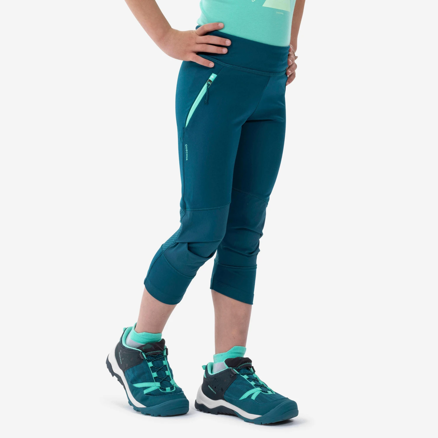 Quechua Kids’ Hiking Leggings - MH500 Aged 7-15 - Image 3