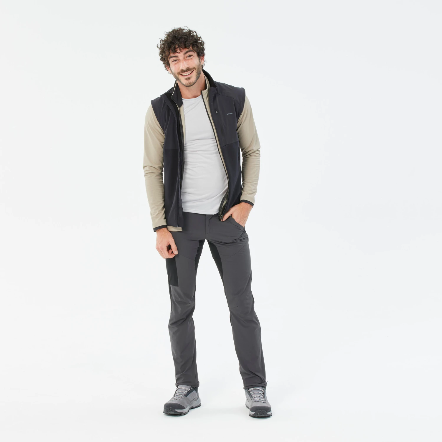 Quechua Men’s Mountain Walking Fleece Gilet - Image 8