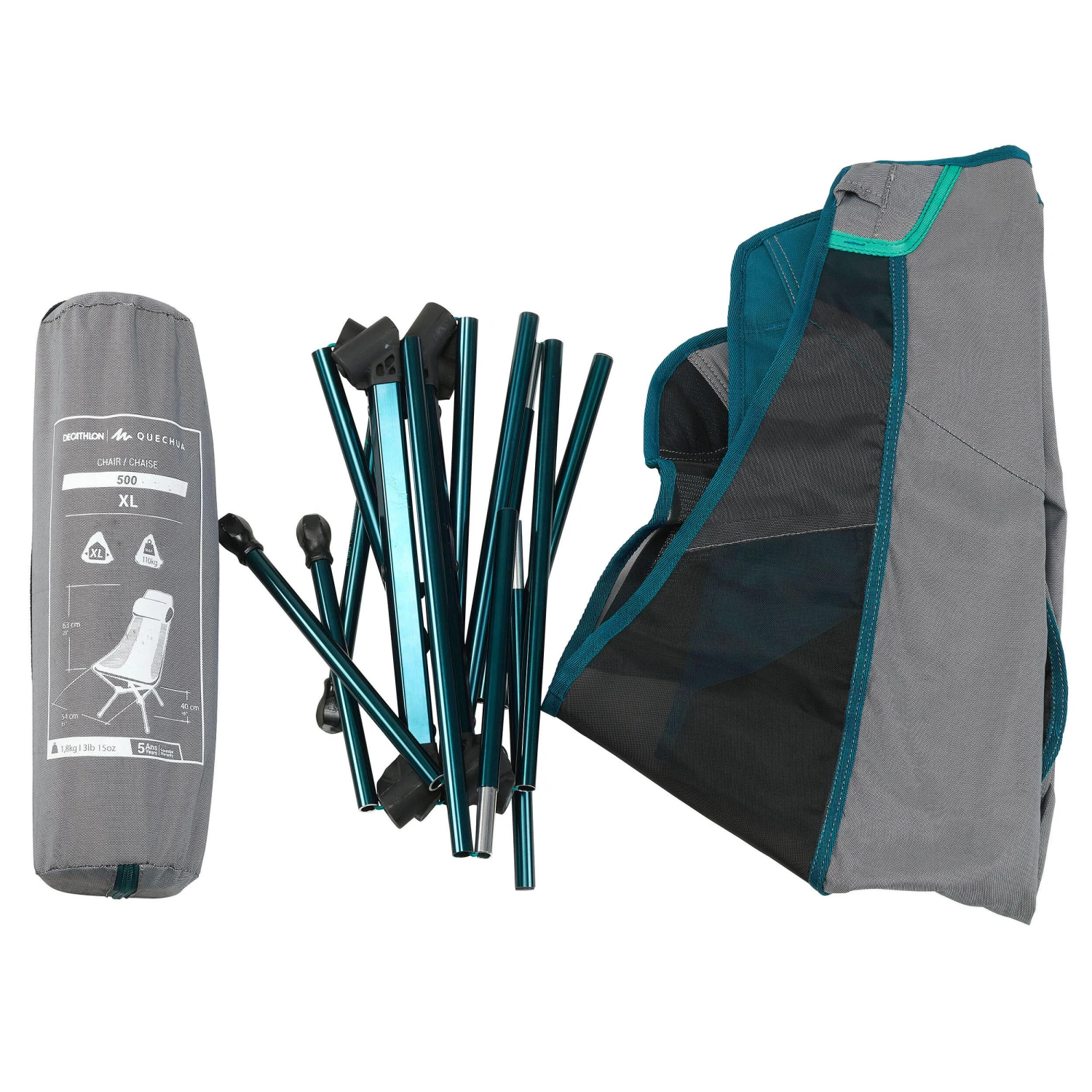 Quechua XL FOLDING CAMPING CHAIR - Image 2