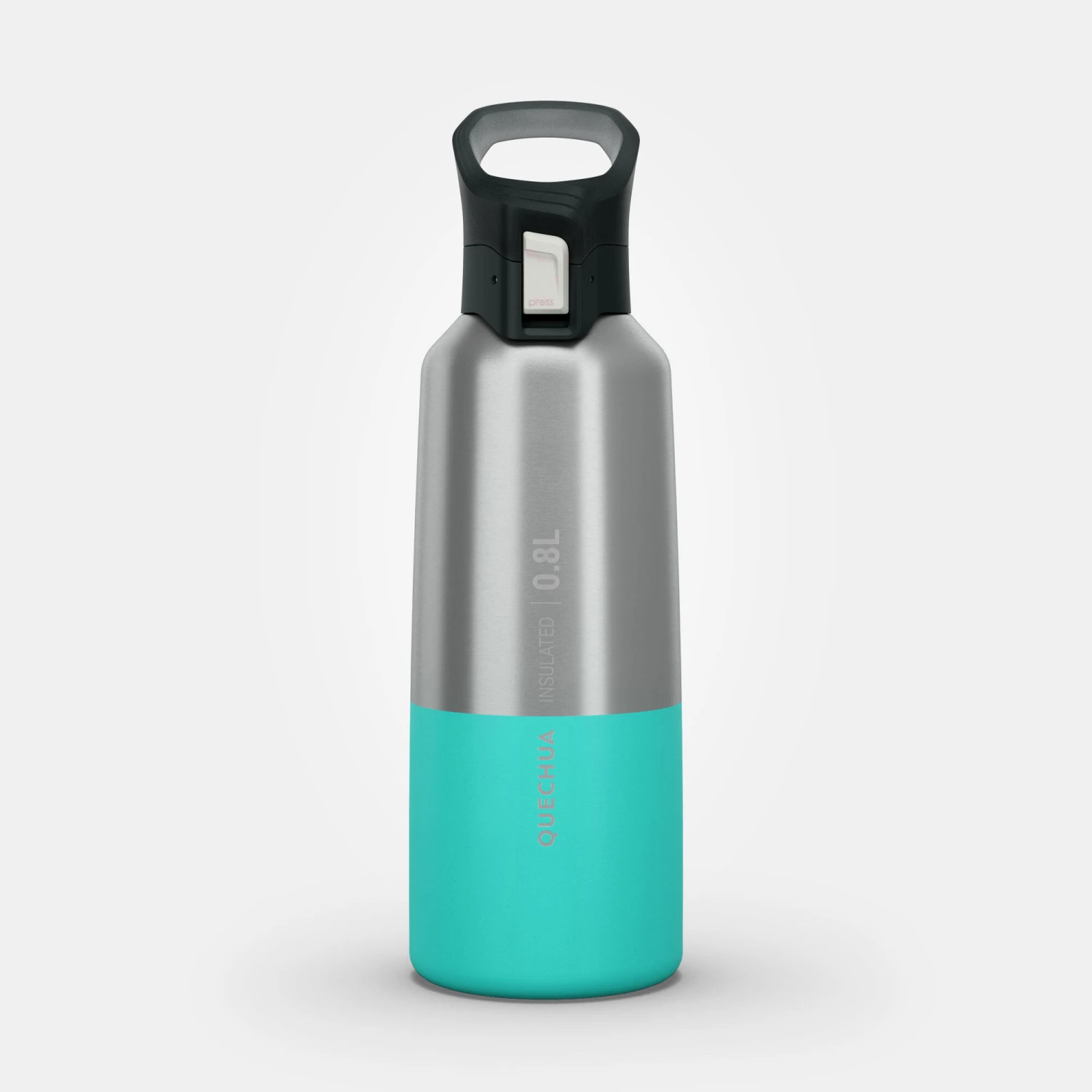 Quechua Isothermal Stainless Steel Hiking Flask MH500 0.5 L Turquoise - Image 11