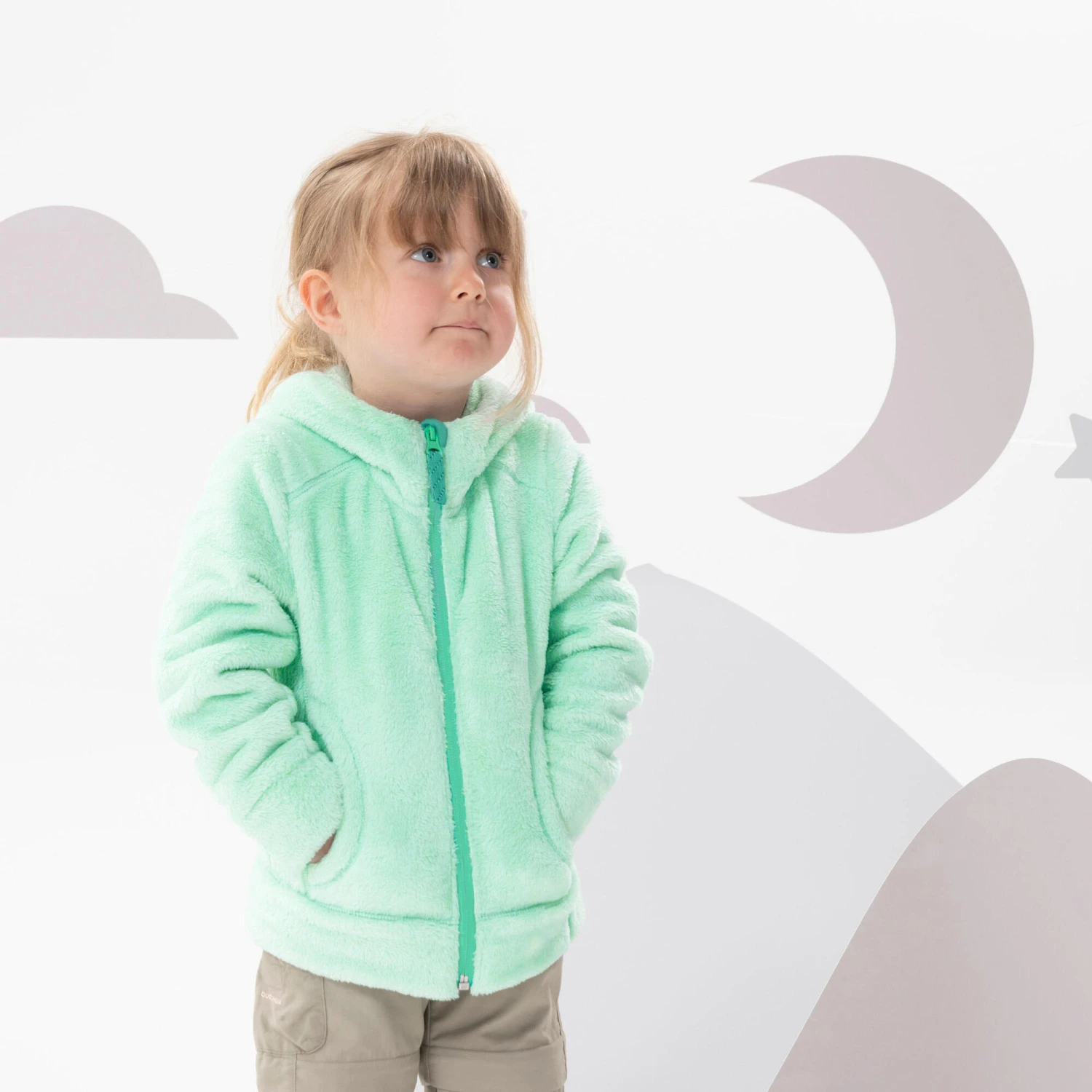 Quechua Kids’ Warm Hiking Fleece Jacket - MH500 Aged 2-6 - Image 10