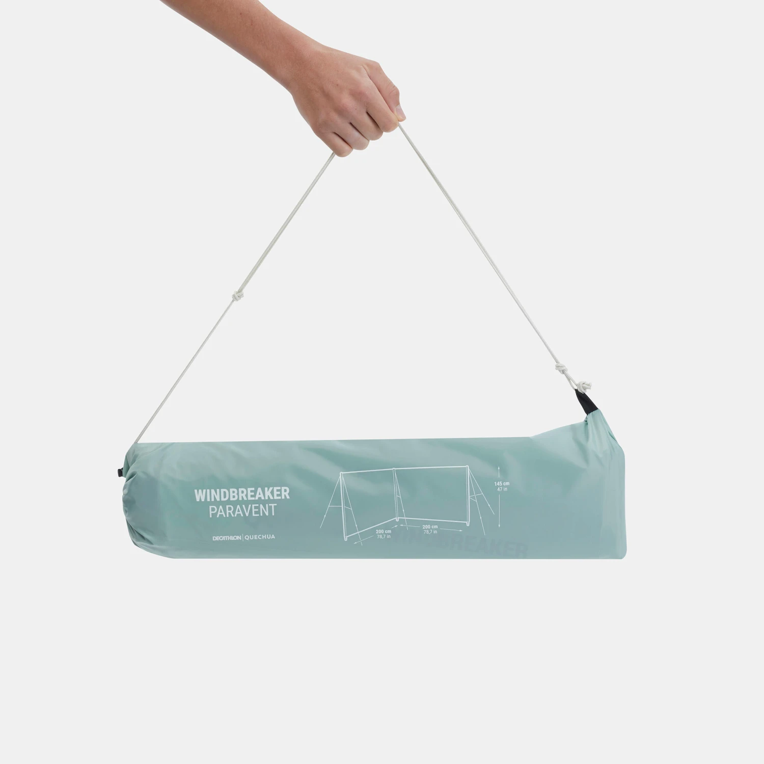 Quechua CAMPING WINDBREAK - 4 X 1.45 METRES - Image 3